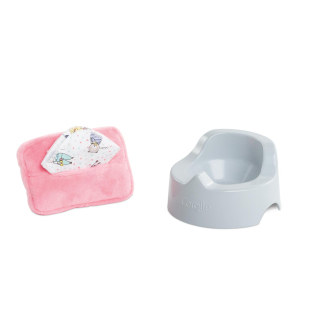 Potty and Baby Wipe for 12-inch baby doll