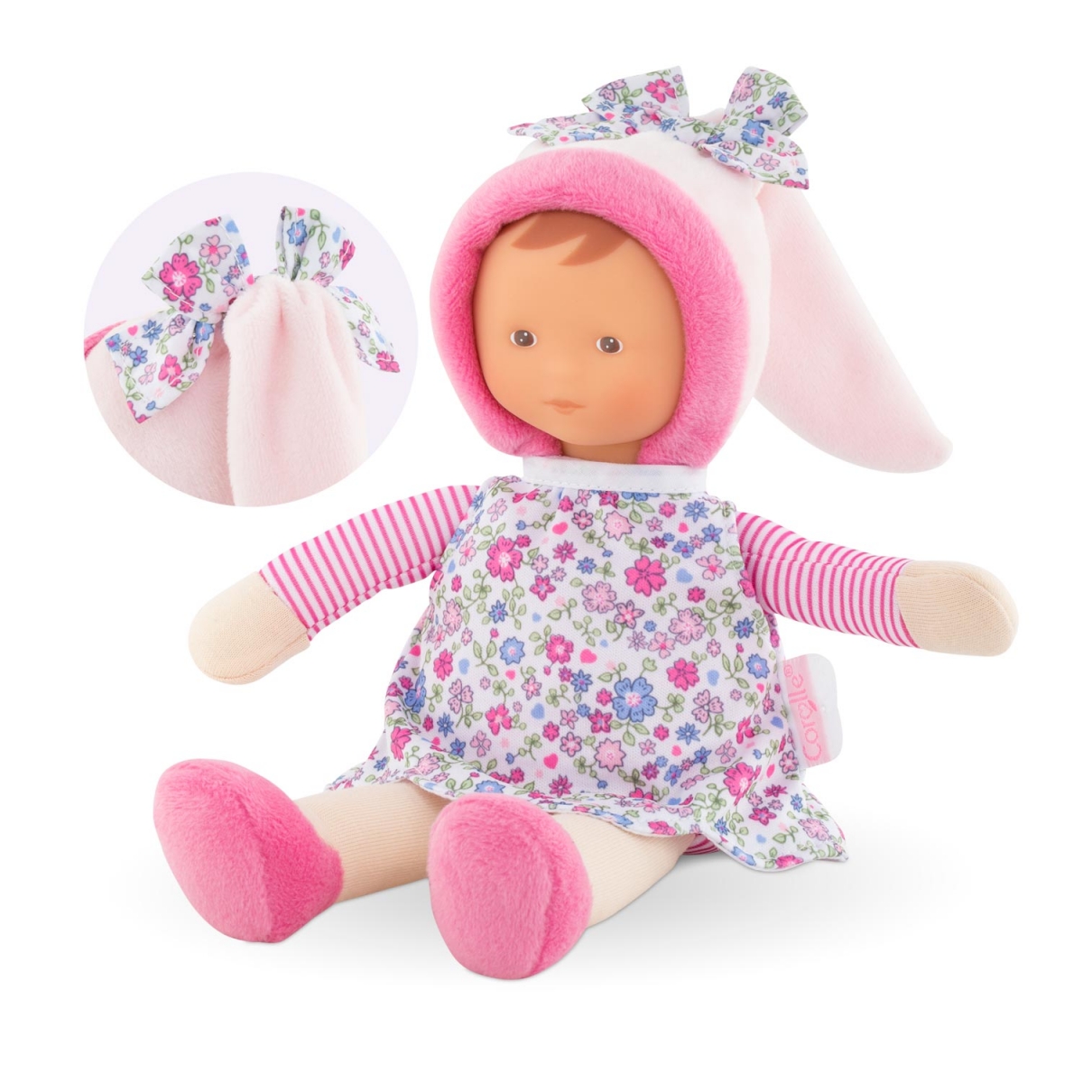 Corolle Mon DouDou Floral Bloom Elf Baby Doll 10 Rattle Lovey
