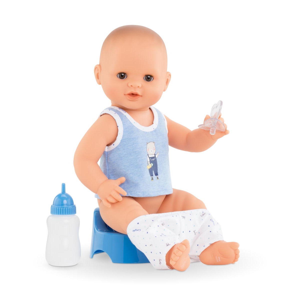  Corolle Drink and Wet Bath Baby Paul - Muñeca de bebé