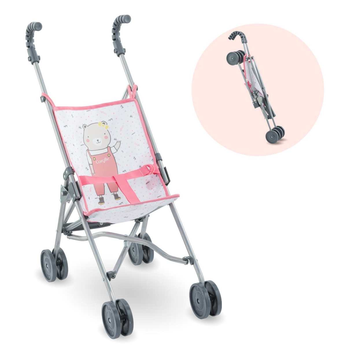 Corolle - , Umbrella Stroller Pink (9000140720)